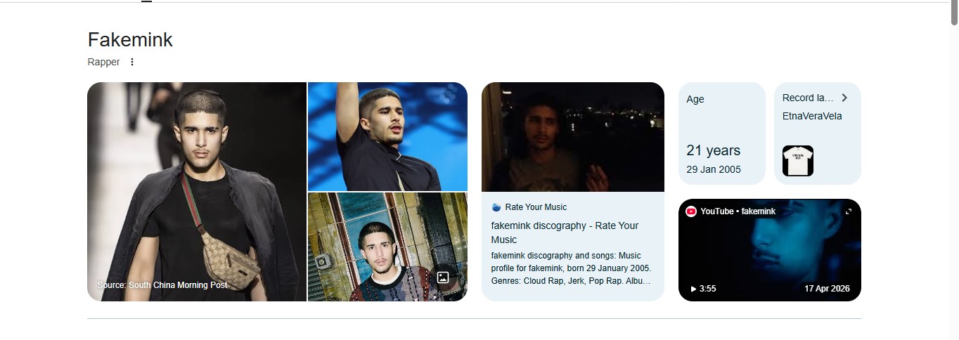 Artist Google result proof
